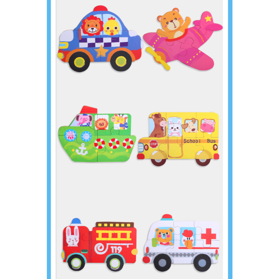 Hộp Ghép Hình Puzzle Cho Bé-Hộp Đồ Chơi Cho Bé