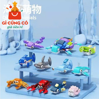 🧸 Bộ Đồ Chơi Lắp Ghép Thế Giới Đại Dương, Lắp Ráp Mini Các Loại, Quà Cho Siêu Đáng Yêu Cho Bé 💥