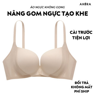 Áo Lót Không Gọng Cài Trước Su Đúc Nâng Ngực Không Lộ Viền Mút 2cm Có Bigsize AHBRA SA17 