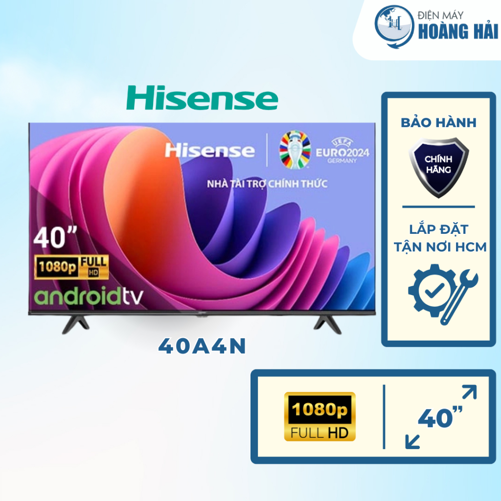 40A4N | Android Tivi LED Hisense 40 inch 40A4N - Hàng chính hãng