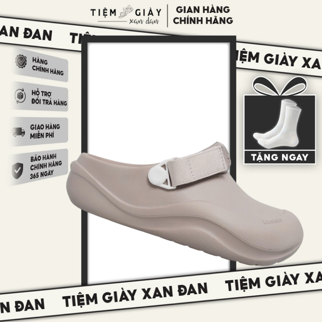 [FULL BOX] Giày Clog Nhựa Đúc Shondo Chính Hãng- Sục Suke Màu Hồng- Êm Nhẹ, Chống Trơn Đi Mưa SUK709