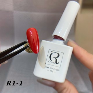 Sơn gel đỏ CRYNEL sơn móng tông đỏ không ánh tím (Hàng chuẩn)