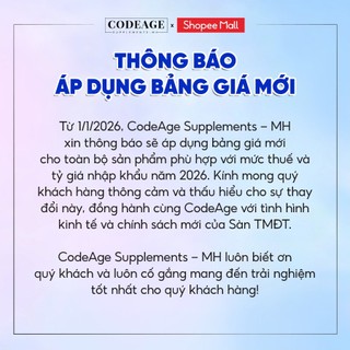 TPBVSK Viên chống nắng hỗ trợ sáng da CodeAge Polyphenols Broad Spectrum 120 viên, hỗ trợ cải thiện thâm nám sáng