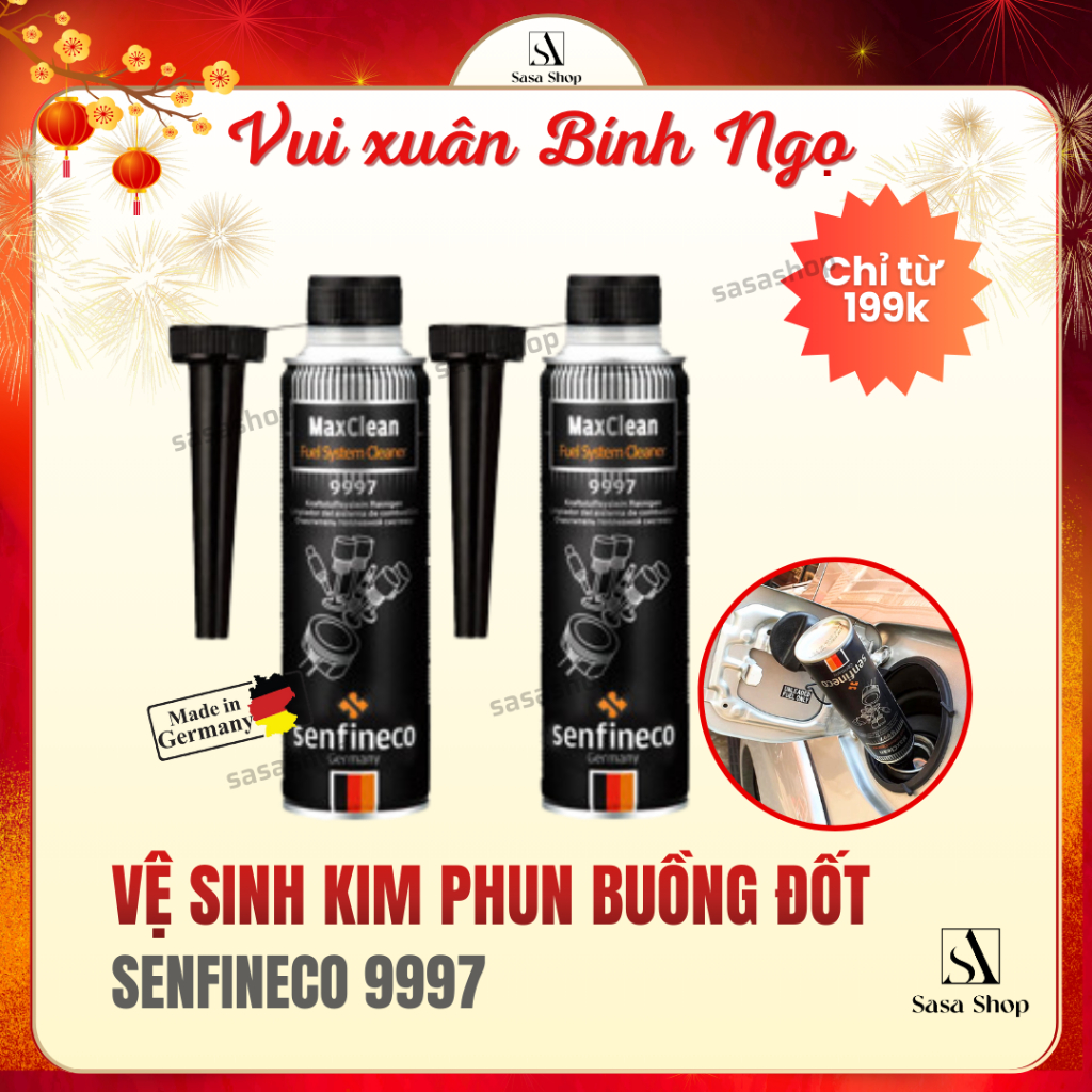 Vệ Sinh Buồng Đốt Động Cơ Xăng Senfineco 9997 dung tích 300ml