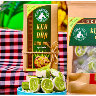 Kẹo Dừa Dứa Non Lá Dứa Cocofarm 300g