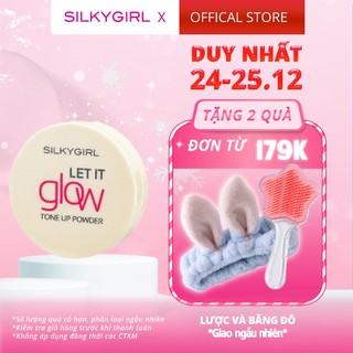  Phấn phủ Nâng Tông Silkygirl Let It Glow Tone Up Powder 7G 