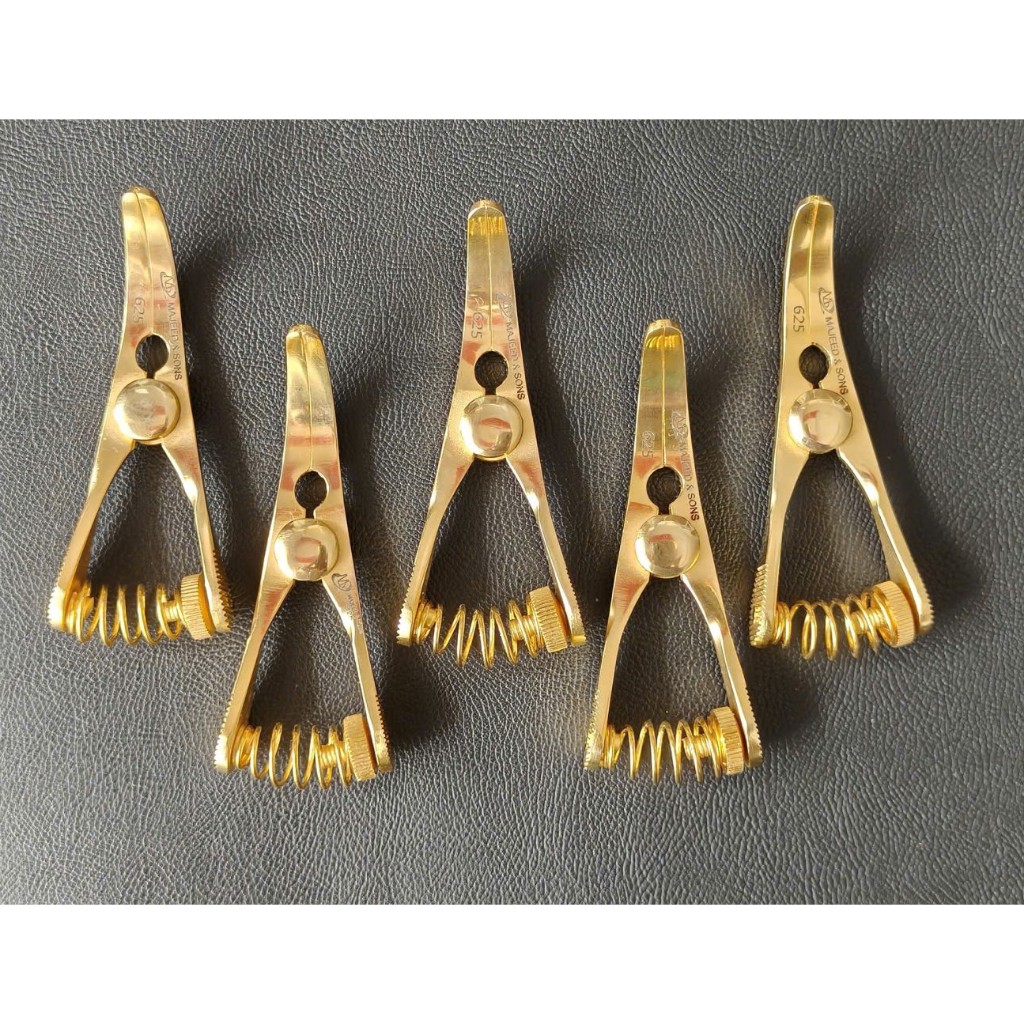 Kẹp mạch máu bulldog 7cm cong dài 7cm kẹp D2,2cm R1,5mm