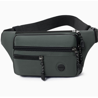 Túi bao tử đeo bụng đeo chéo đeo hông thời trang nam nữ 5 ngăn chất liệu PU chống nước chống xước không bong tróc DB020