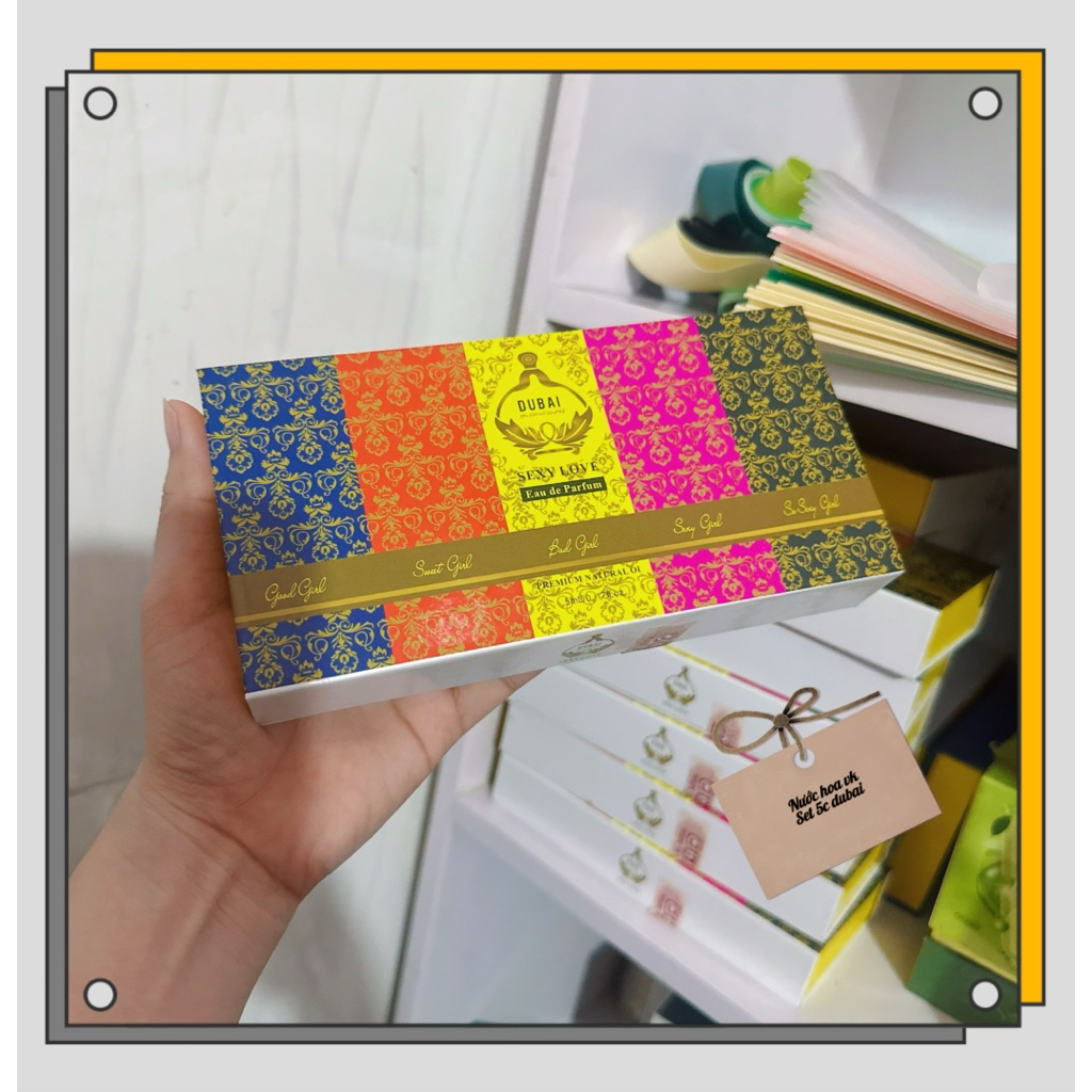 [Hàng chính hãng] Dale Set 5 Chai Nước Hoa Vùng Kín Dubai Sexy Love