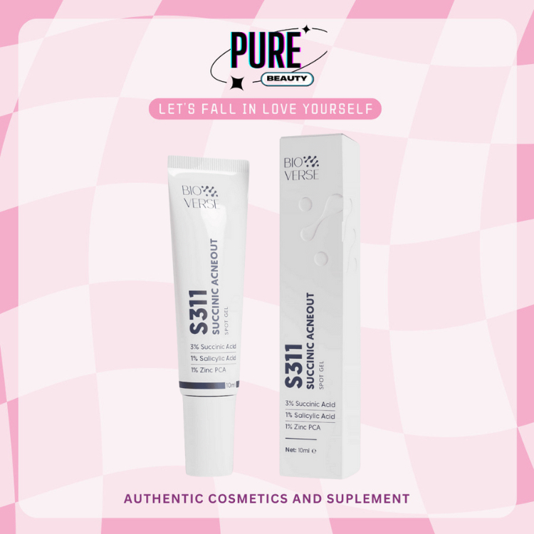 BIOVERSE Gel Chấm Mụn S311 Succinic Acneout Hỗ Trợ Giảm Viêm Sưng & Làm Khô Cồi Mụn - 10ML