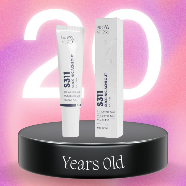 BIOVERSE Gel Chấm Mụn S311 Succinic Acneout Hỗ Trợ Giảm Viêm Sưng & Làm Khô Cồi Mụn - 10ML