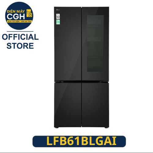 Tủ lạnh LG Inverter 617 lít Multi Door InstaView LFB61BLGAI