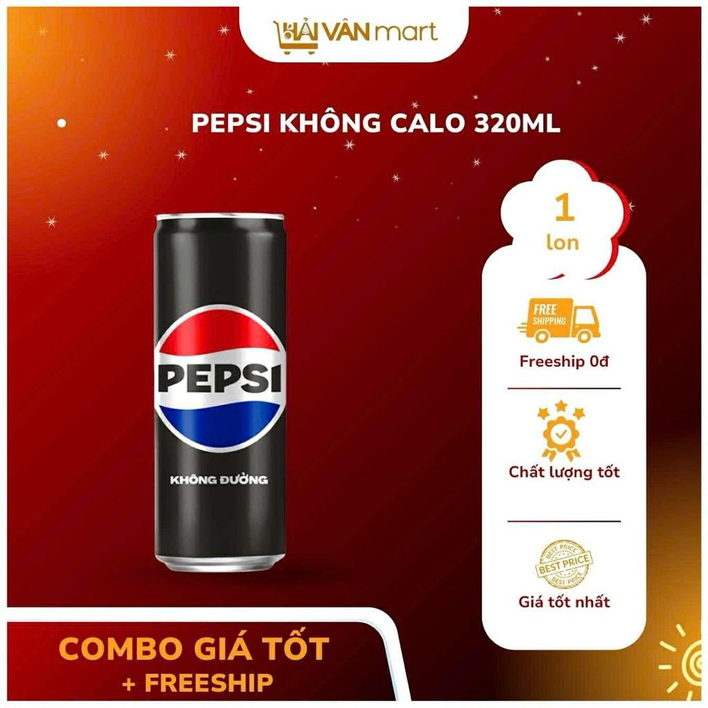( Combo) Pepsi không calo 320ml