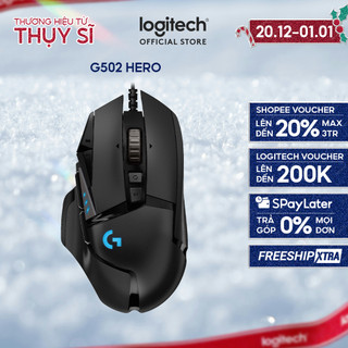  Chuột gaming có dây Logitech G502 Hero - Cảm biến Hero 25k RGB 11 nút lập trình 