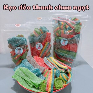  Kẹo Dẻo Thanh Chua Ngọt Kẹo Dẻo Phủ Đường Hương Vị Thơm Ngon Dễ Ăn Bánh kẹo Tết 2026 