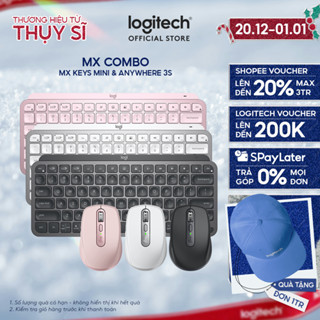  Combo Bàn phím và chuột Logitech MX Keys Mini & Logitech MX Anywhere 3S - Sạc nhanh USB-C Nhỏ gọn 