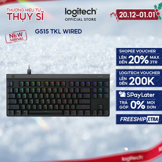  Bàn phím Gaming có dây Low profile Logitech G515 TKL - LIGHTSYNC RGB Keycaps PBT 