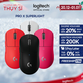  Chuột gaming không dây Logitech G Pro X Superlight - Siêu nhẹ 5 nút lập trình pin lâu 