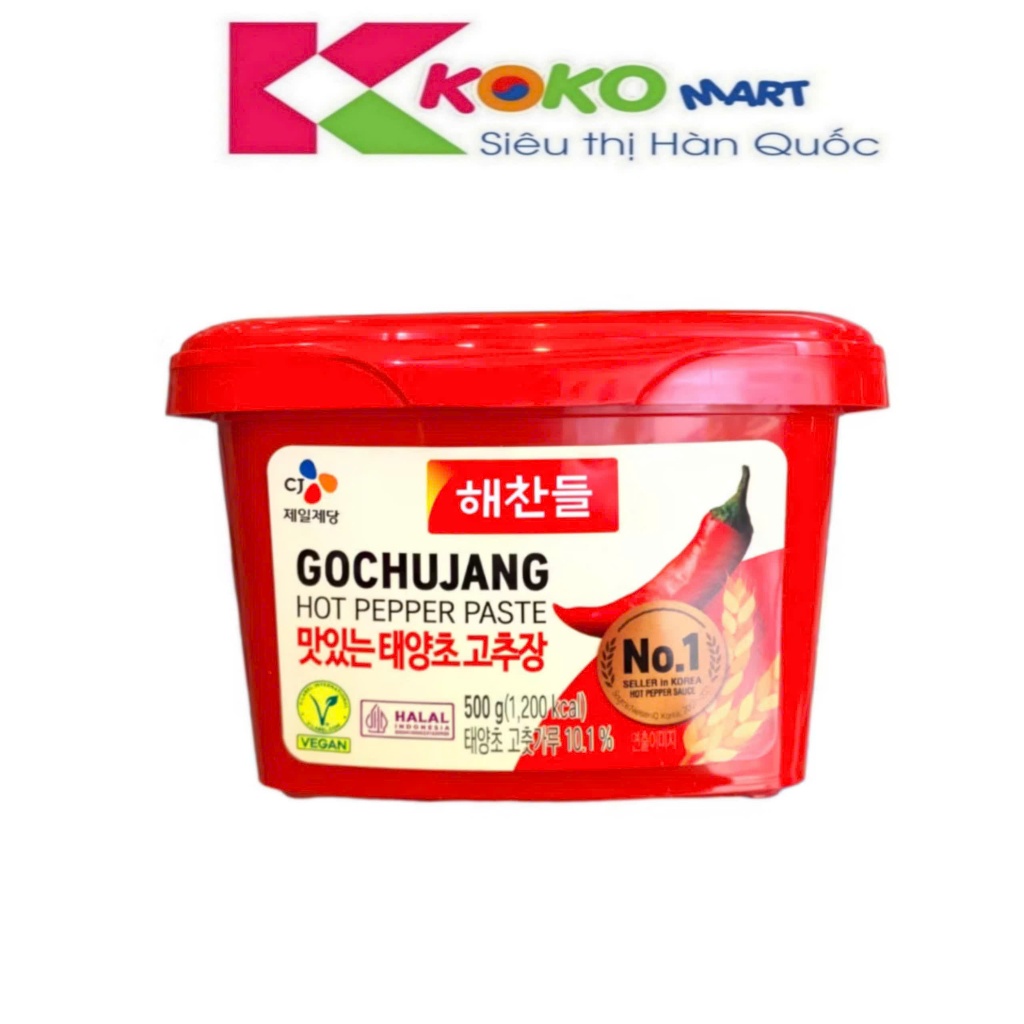Tương ớt Gochujang CJ Hàn Quốc 500g (làm cơm trộn, sốt nấu tok)