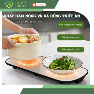 Khay Hâm Nóng Đồ Ăn, Đế Rã Đông Thức Ăn Thiết Kế Kính Cường Lực Cách Nhiệt