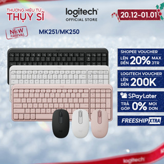  Combo Bàn phím & Chuột Bluetooth Logitech MK250 | MK251 - dễ kết nối thiết lập thiết kế nhỏ gọn 
