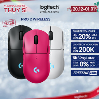  Chuột Gaming không dây Logitech G PRO 2 LIGHTSPEED Switch LIGHTFORCE Hero 2 32k DPI USB-C 