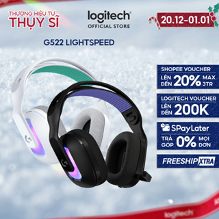  Tai nghe Gaming không dây Logitech G522 LIGHTSPEED - LIGHTSYNC RGB Kết nối 3 chế độ 