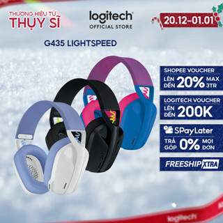  Tai nghe gaming Bluetooth và Lightspeed Logitech G435 Mic ảo tích hợp PC Mobile PS5 