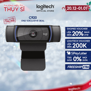  Webcam Logitech C920 Pro Full HD 1080p 30FPS - mic kép to rõ tự động lấy nét HD 