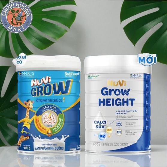 Sữa Bột Nutifood NuVi Grow lon 900g