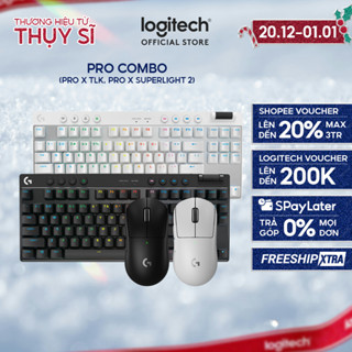  Combo chuột phím gaming không dây Logitech G PRO X TKL LIGHTSPEED PRO X SUPERLIGHT 2 LIGHTSPEED 32K DPI Hero 2 RGB 
