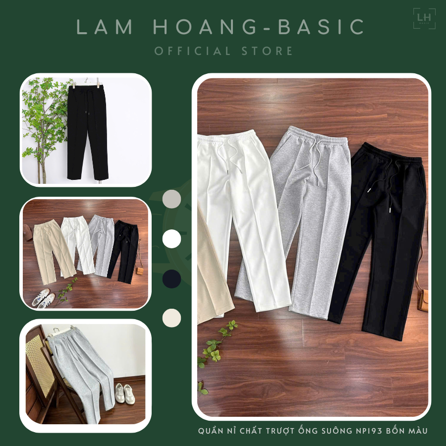 Quần Nỉ Trượt Ống Đứng 238 Form Đẹp Chuẩn NP193