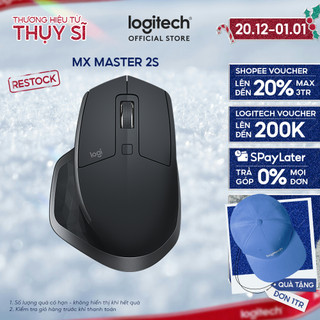  Chuột không dây Bluetooth Logitech MX Master 2s - form to pin sạc USB-A Mac  Laptop 