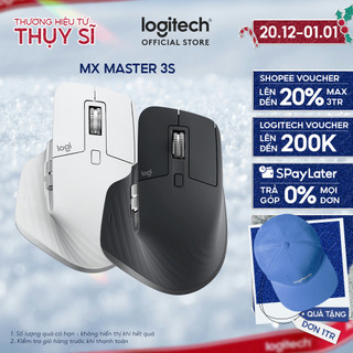  Chuột không dây Bluetooth Logitech MX Master 3s – Yên tĩnh 8K DPI Cuộn siêu nhanh sạc USB-C 