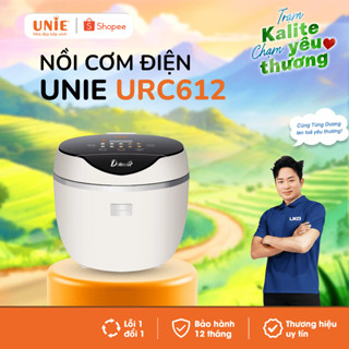  Nồi cơm điện tử UNIE URC612 ,nấu cơm giảm đường lòng nồi inox 304 dung tích 1,2L,công suất 500W BH 12 tháng 