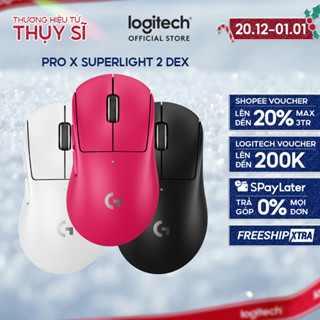  Chuột Gaming không dây Logitech G PRO X SUPERLIGHT 2 DEX LIGHTSPEED Nhẹ 60g Hero 2 32k DPI USB-C 