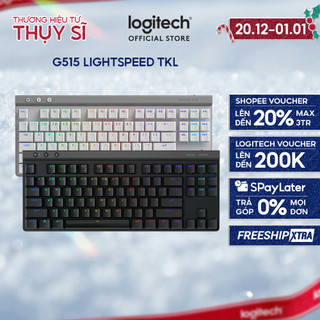  Bàn phím Gaming Không dây Low profile Logitech G515 LIGHTSPEED TKL - LIGHTSYNC RGB Keycaps PBT 