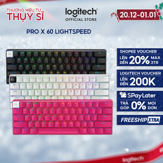  Bàn phím Gaming Không dây Logitech G PRO X 60 LIGHTSPEED 60% RGB SwitchGX Tactile 