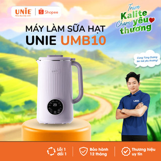  Máy làm sữa hạt Unie UMB10 - máy xay nấu đa năng dung tích 1L công suất 800W nấu sữa siêu mịn Bảo hành 12 tháng 