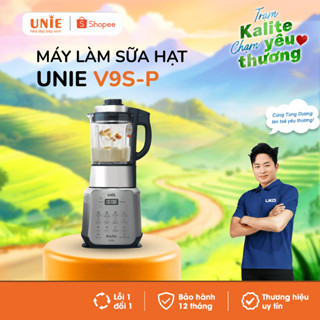  Máy làm sữa hạt Unie V9S PRO xay nấu đa năng dung tích 1.75L động cơ thế hệ mới xay siêu mịn bảo hành 24T 