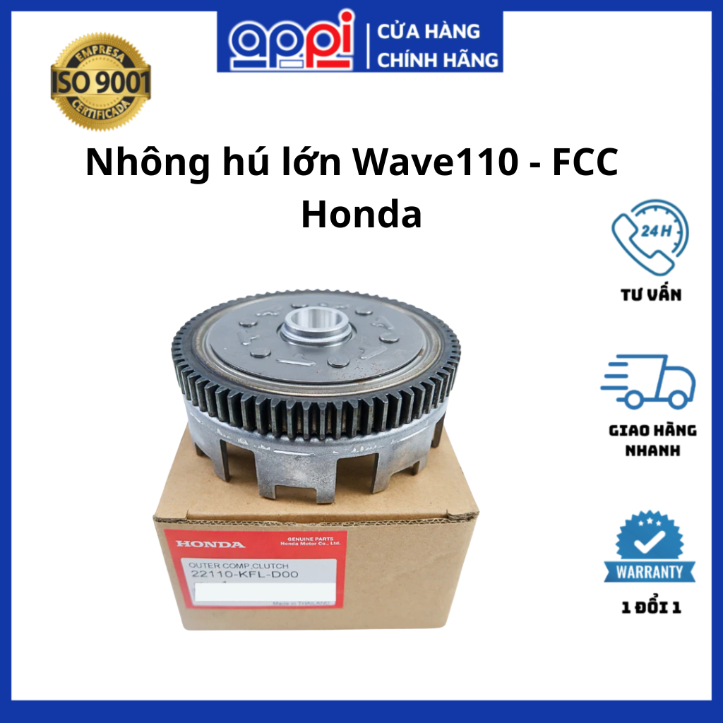 Chuồng heo Wave110 | Nhông hú Wave110 - FCC lớn chính hãng Malaysia 22110