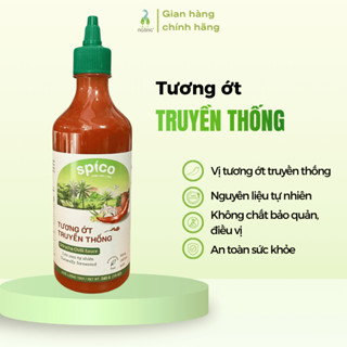  Tương Ớt Ngọt SPICO Truyền Thống Giàu Chất Xơ Vị Sriracha Chai 290g 540g 