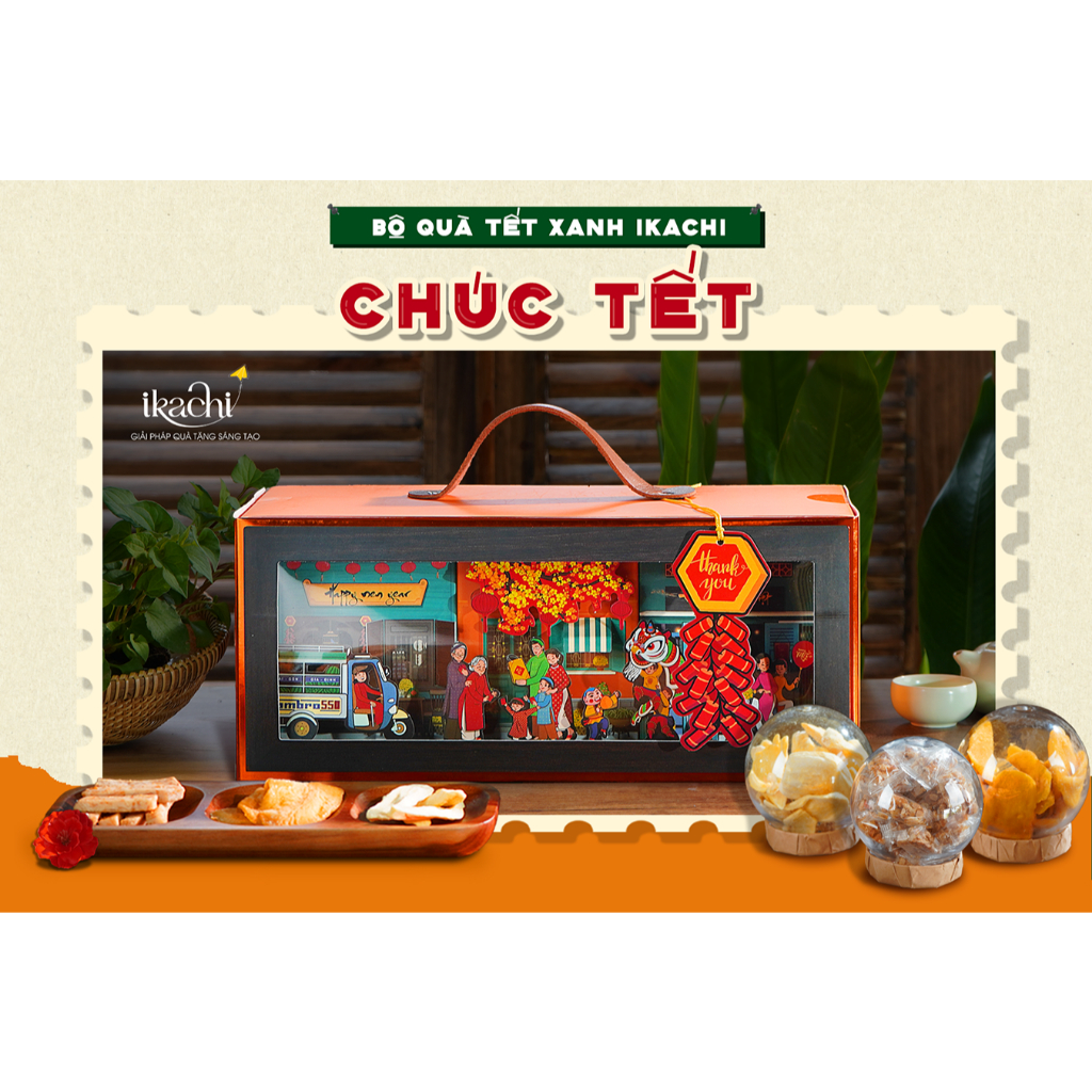 Combo Quà Tết Xanh IKACHI | CHÚC TẾT | Quà Tết Ý Nghĩa 2026 | Combo Quà Tặng Tết