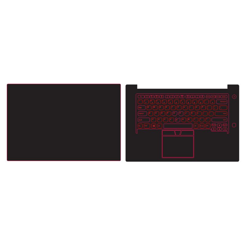 Decal skin Lenovo Thinkpad P1 Gen 3 cắt sẵn mặt ABC
