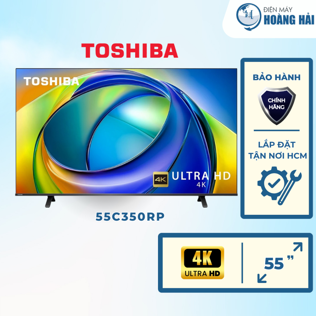 55C350RP | Smart Tivi Toshiba AI 4K 55 inch 55C350RP - Hàng chính hãng