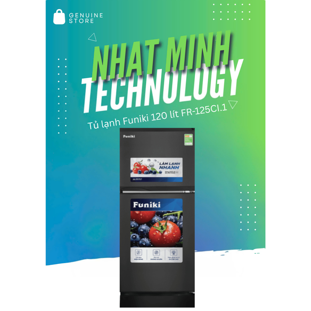 Tủ lạnh Funiki FR125CI 120 lít - Hỗ trợ lắp đặt miễn phí tại Hà Nội