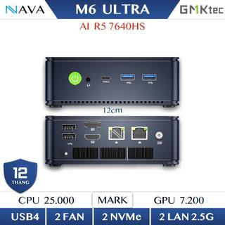  Mini PC GMKtec M6 Ultra R5 7640HS DDR5 | Ryzen 5 7640HS Radeon 760M RAM DDR5 2x LAN 2,5GB 