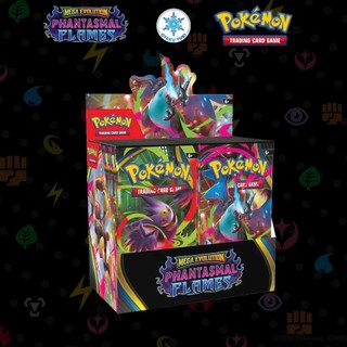   Booster BOX  Hộp Thẻ Bài Pokemon TCG: Mega Evolution Phantasmal Flames ME02 