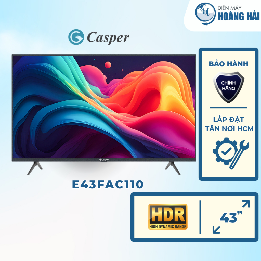 E43FAC110 | Android Tivi Casper FHD 43 inch E43FAC110 - Hàng chính hãng
