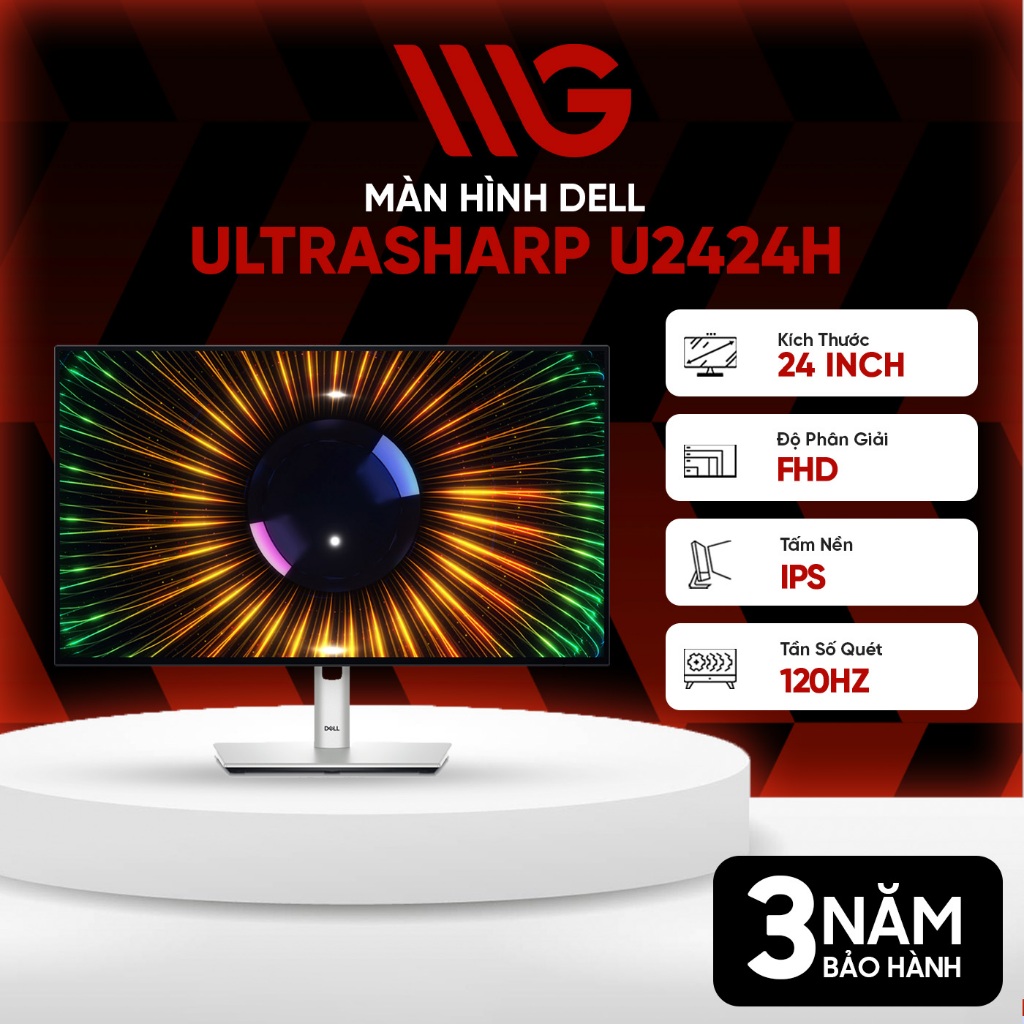 Màn hình Dell UltraSharp U2424H SE2425H 24 inch FHD IPS 75-120Hz - Chính hãng